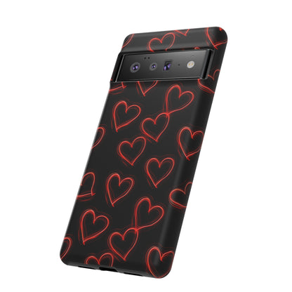 Neon Heartbeat - Phone Case