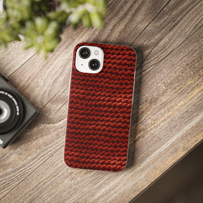 Autumn Yarn Chronicles - Warmth and Tradition in a Flexible Phone Case