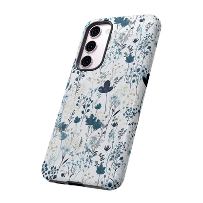 Serene Blue Wildflower - Phone Case