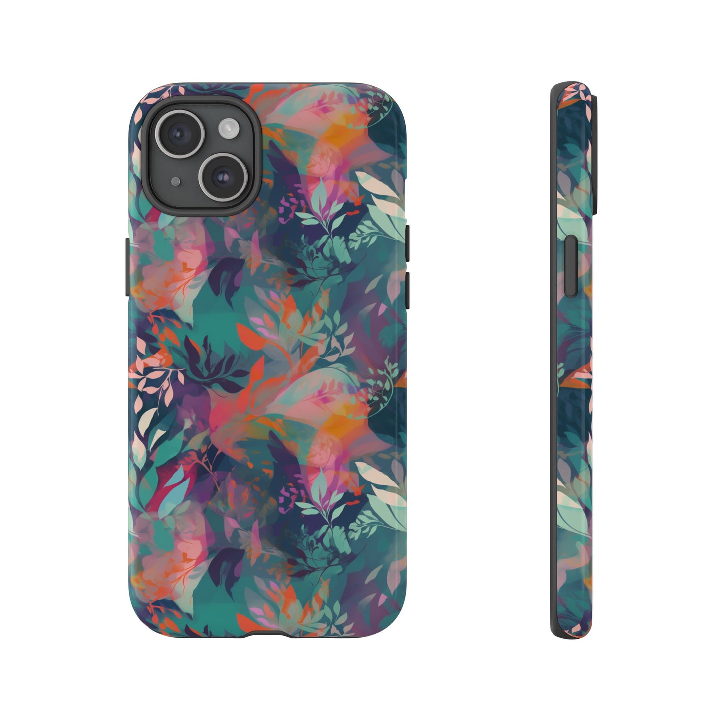 Botanical Bliss - Stylized Abstract Flower Design Tough Phone Case