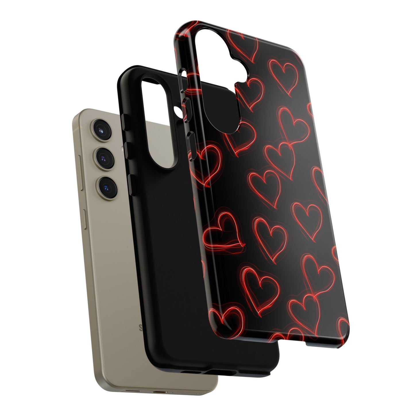 Neon Heartbeat - Phone Case