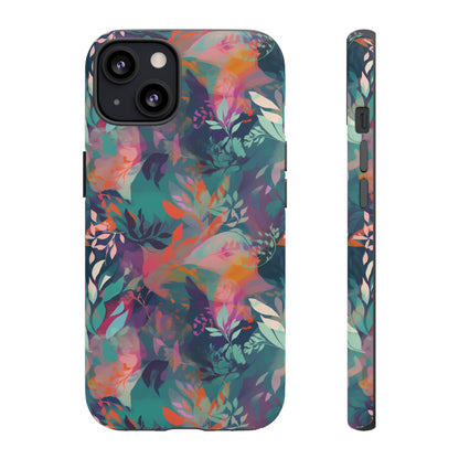 Botanical Bliss - Stylized Abstract Flower Design Tough Phone Case