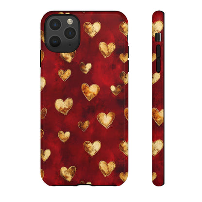 Midas Touch: Gilded Hearts - Phone Case