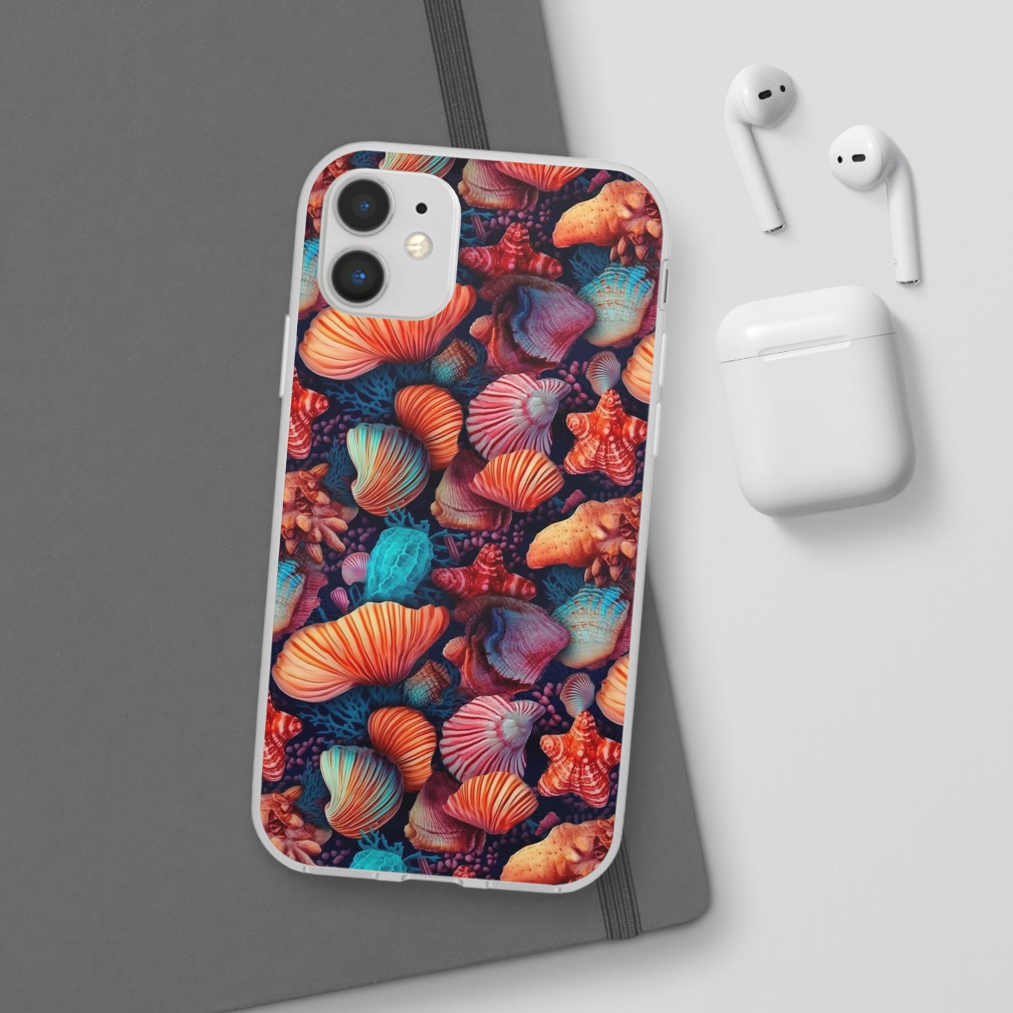 Vibrant Shallow Seascape - Flexible Phone Case Phone Case Pattern Symphony iPhone 11 with gift packaging  