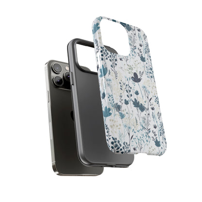 Serene Blue Wildflower - Phone Case