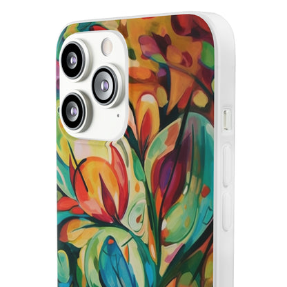 Spring Flourish Phone Case - Artistic Floral Elegance - Spring Collection - Flexi Cases Phone Case Pattern Symphony   