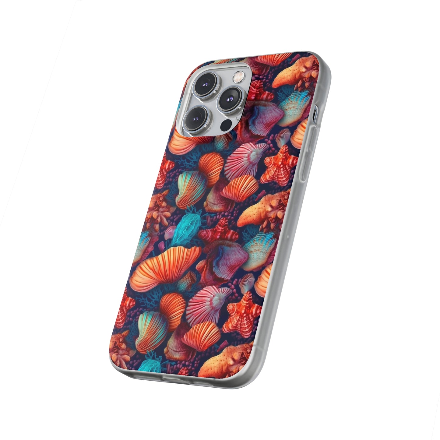 Vibrant Shallow Seascape - Flexible Phone Case Phone Case Pattern Symphony   