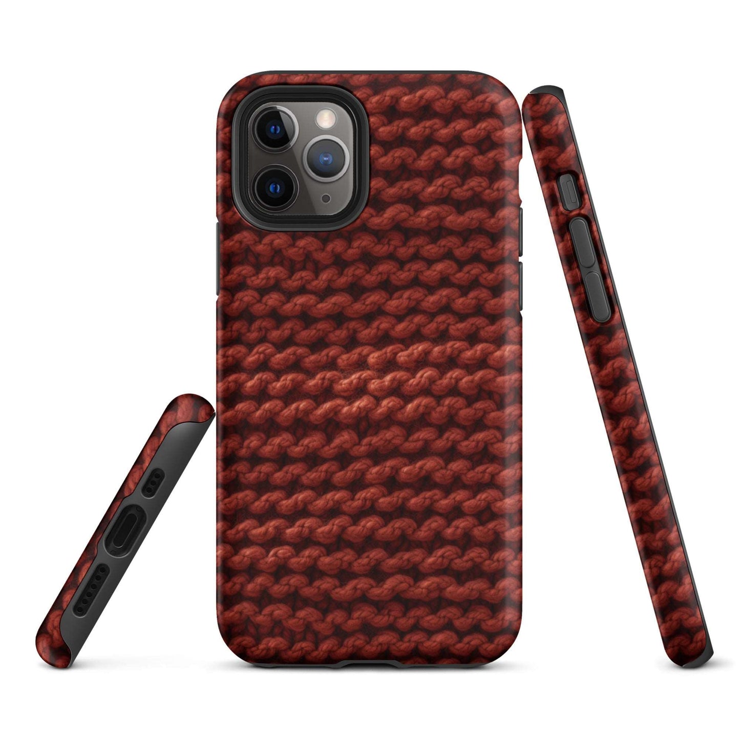 Autumn Yarn Chronicles - Warmth and Tradition iPhone Case - Pattern Symphony