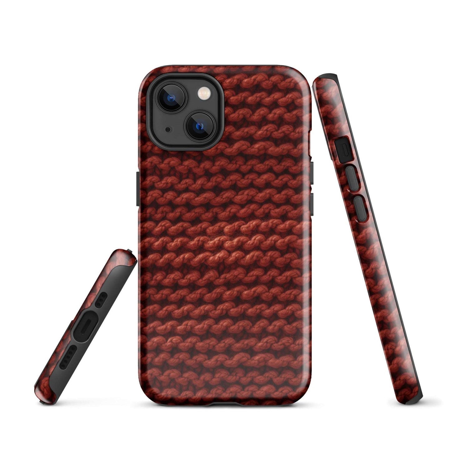 Autumn Yarn Chronicles - Warmth and Tradition iPhone Case - Pattern Symphony