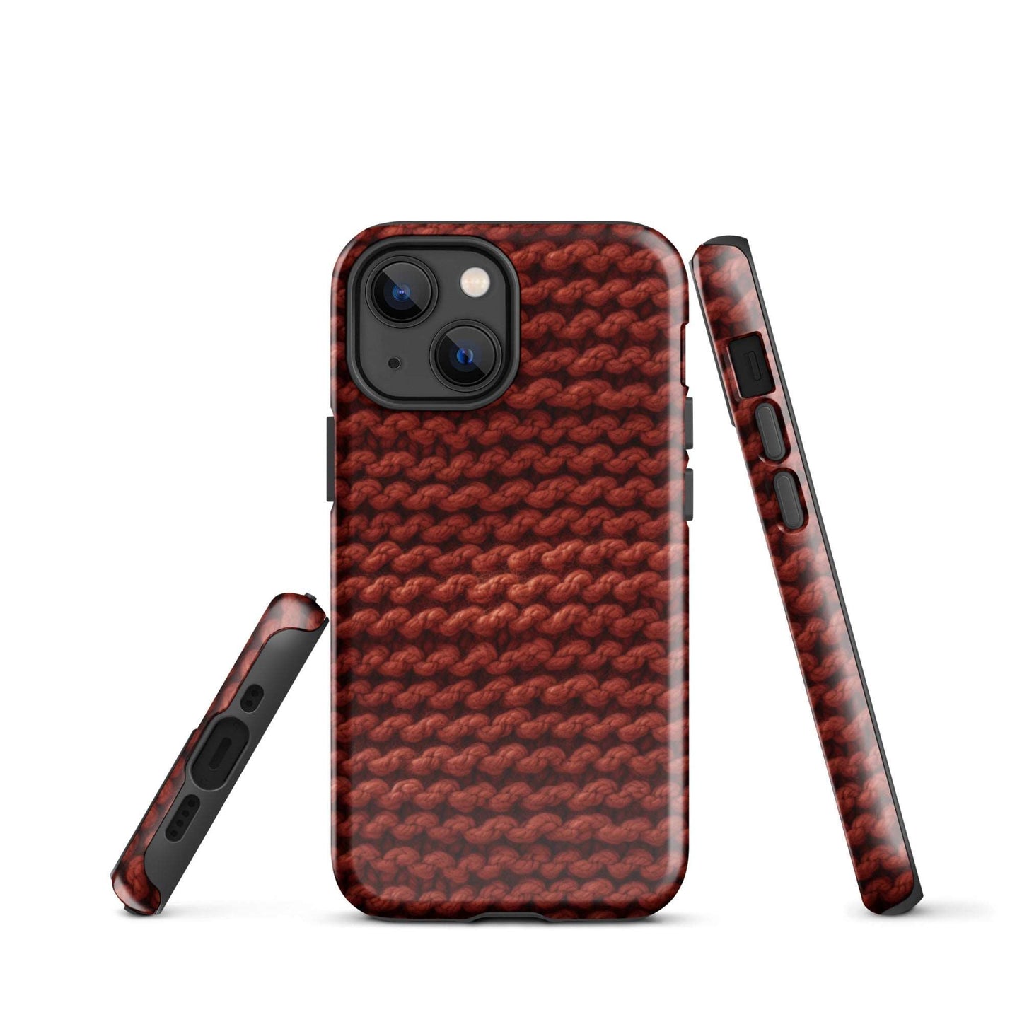 Autumn Yarn Chronicles - Warmth and Tradition iPhone Case - Pattern Symphony