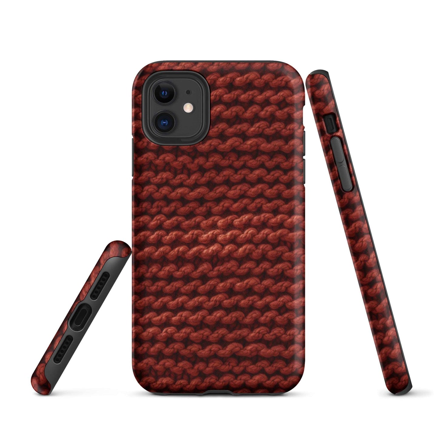 Autumn Yarn Chronicles - Warmth and Tradition iPhone Case - Pattern Symphony