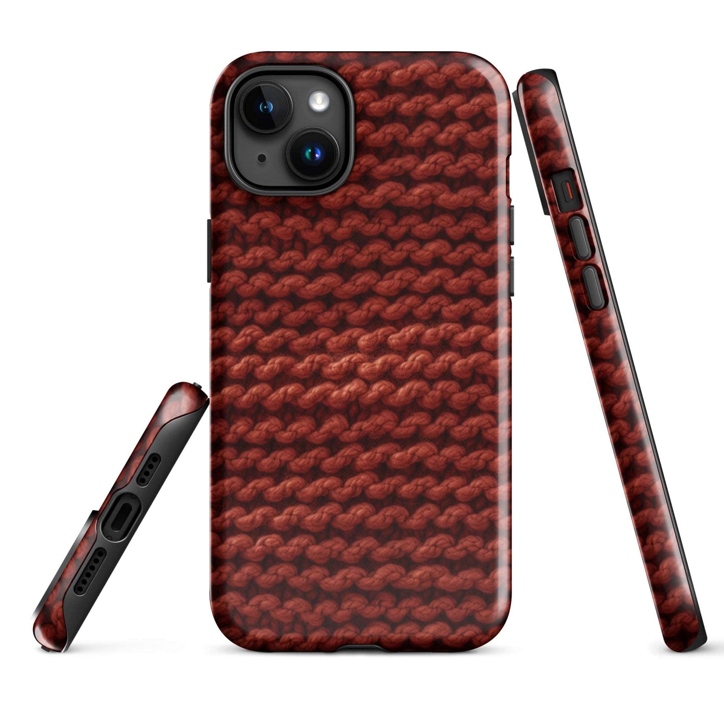 Autumn Yarn Chronicles - Warmth and Tradition iPhone Case - Pattern Symphony