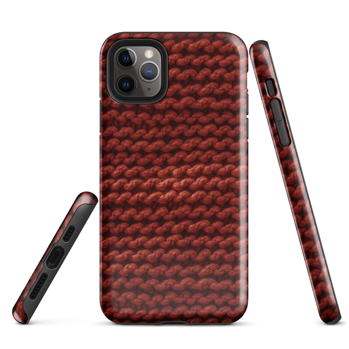 Autumn Yarn Chronicles - Warmth and Tradition iPhone Case - Pattern Symphony