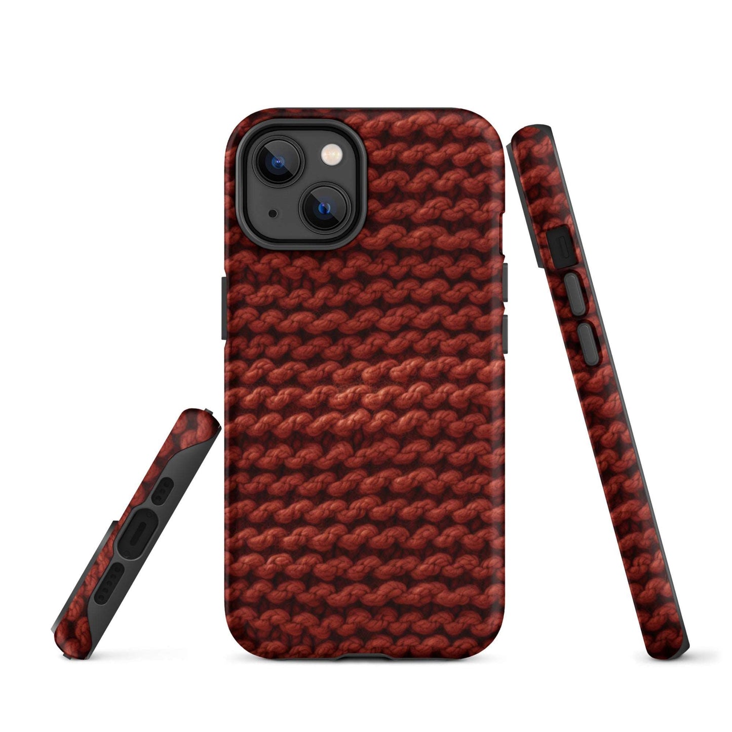 Autumn Yarn Chronicles - Warmth and Tradition iPhone Case - Pattern Symphony