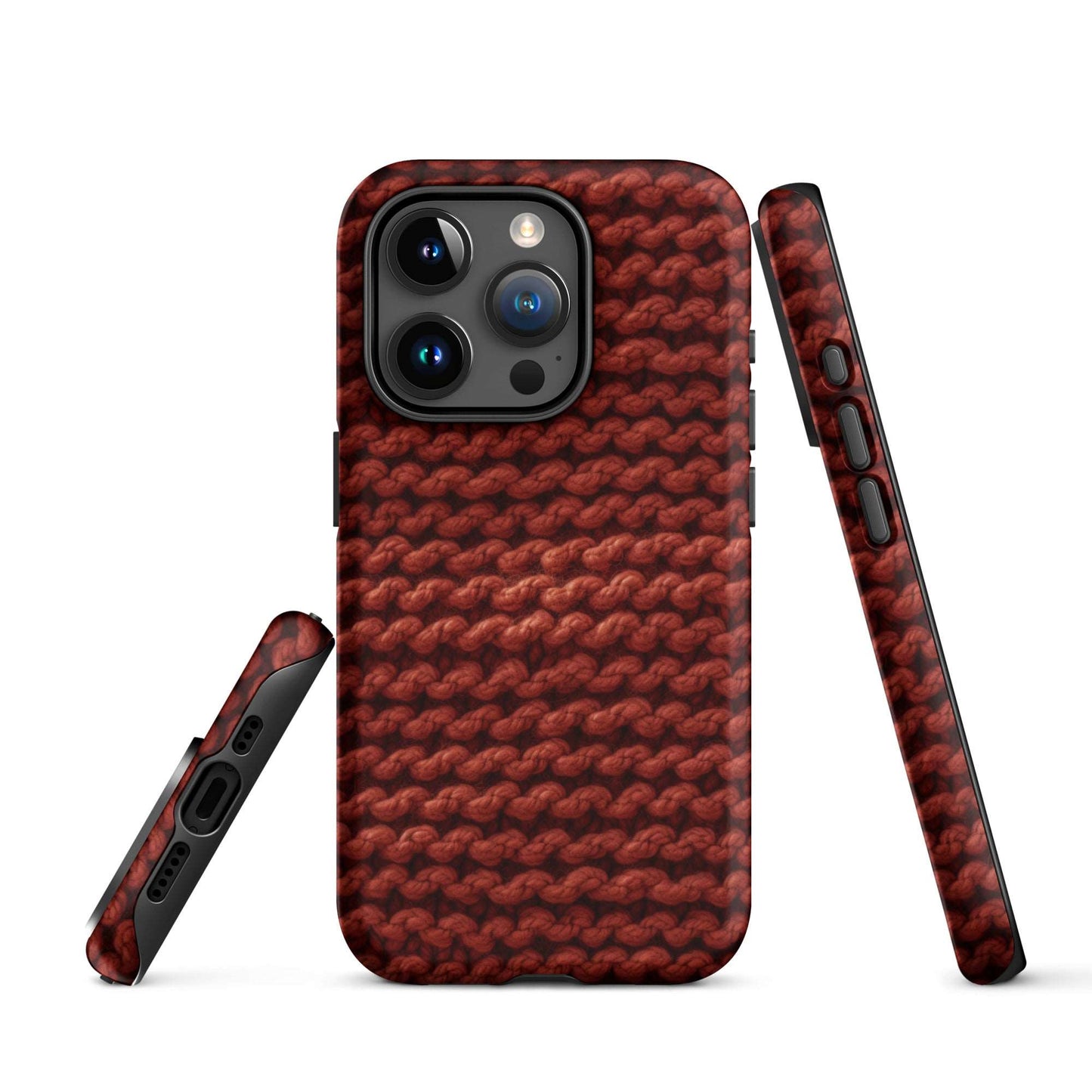 Autumn Yarn Chronicles - Warmth and Tradition iPhone Case - Pattern Symphony