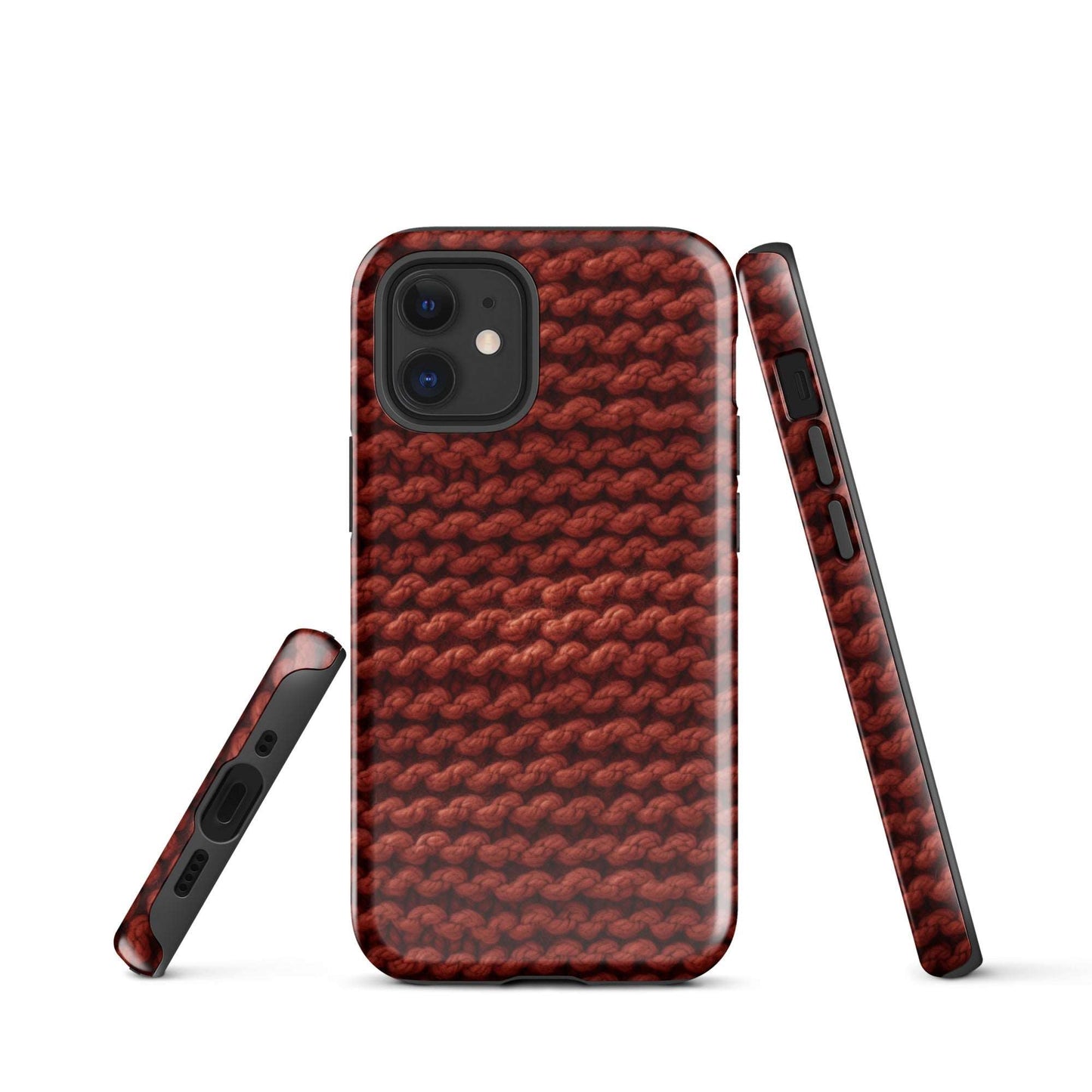 Autumn Yarn Chronicles - Warmth and Tradition iPhone Case - Pattern Symphony