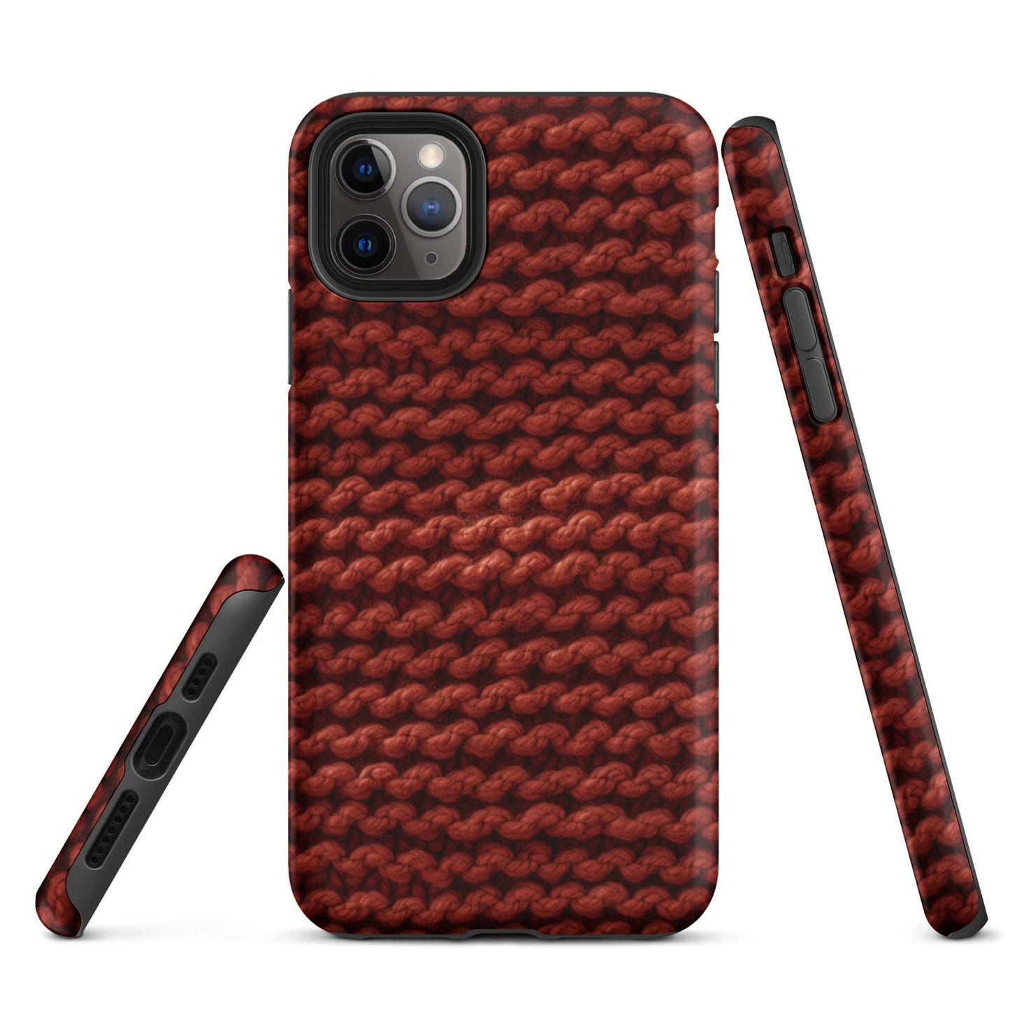 Autumn Yarn Chronicles - Warmth and Tradition iPhone Case - Pattern Symphony