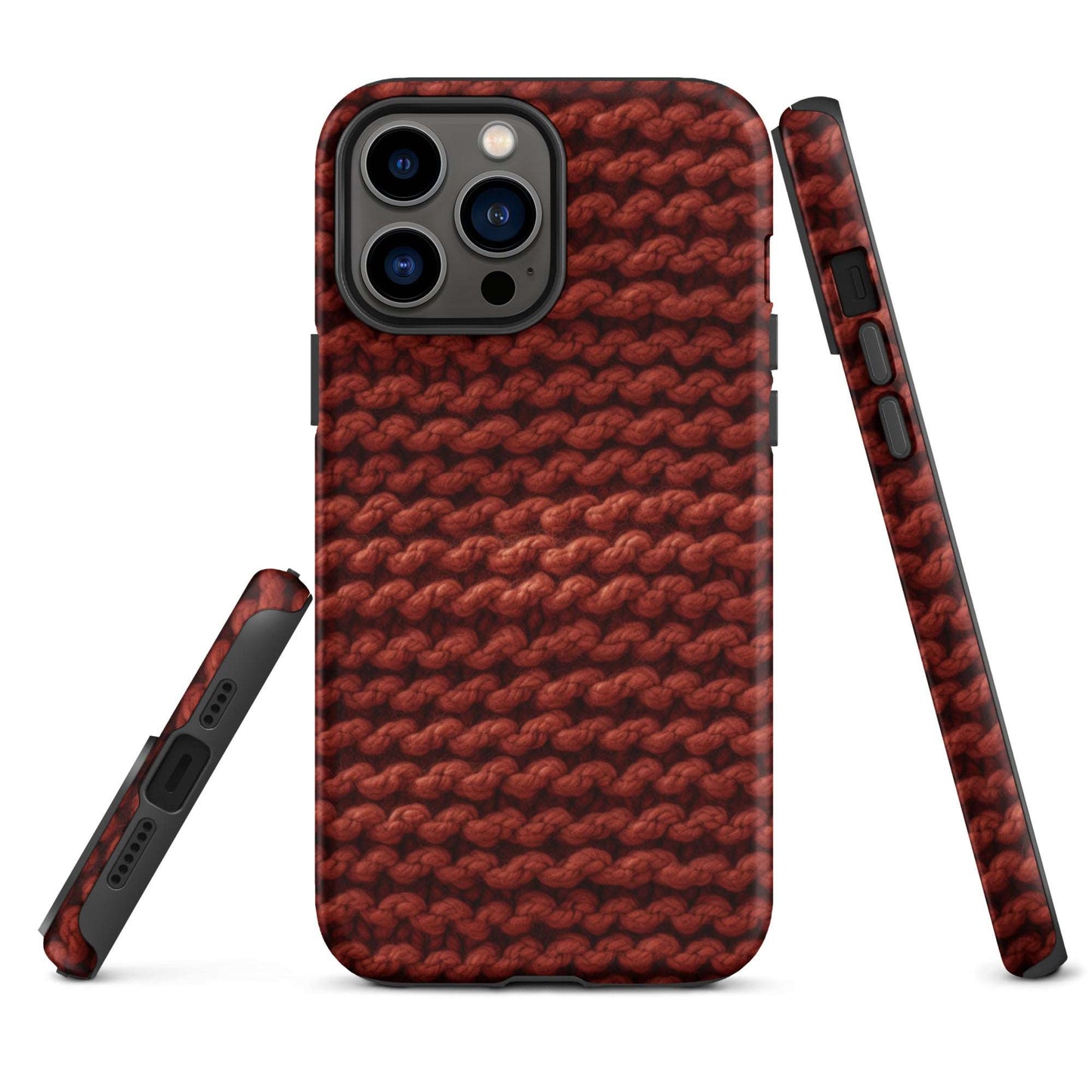 Autumn Yarn Chronicles - Warmth and Tradition iPhone Case - Pattern Symphony