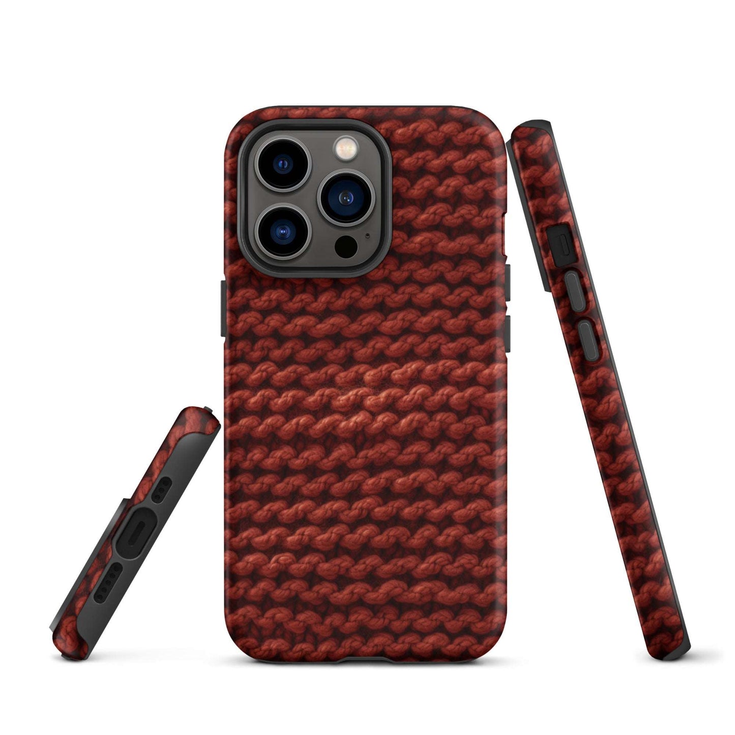 Autumn Yarn Chronicles - Warmth and Tradition iPhone Case - Pattern Symphony