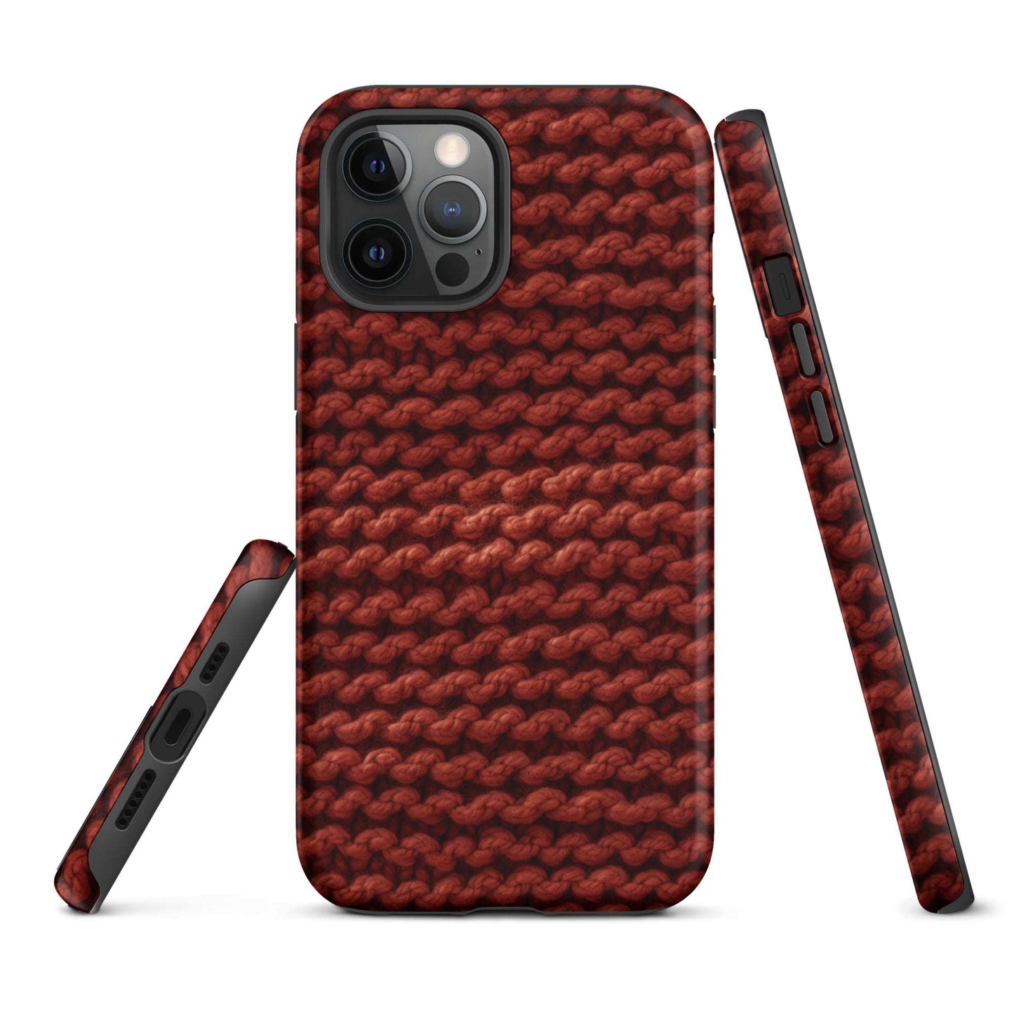 Autumn Yarn Chronicles - Warmth and Tradition iPhone Case - Pattern Symphony