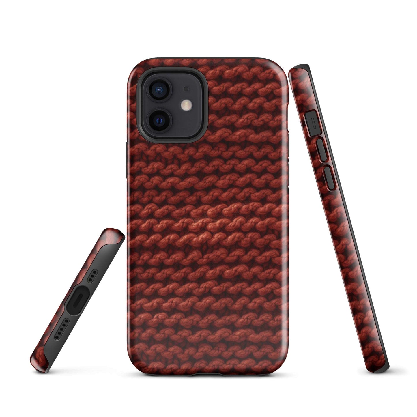 Autumn Yarn Chronicles - Warmth and Tradition iPhone Case - Pattern Symphony