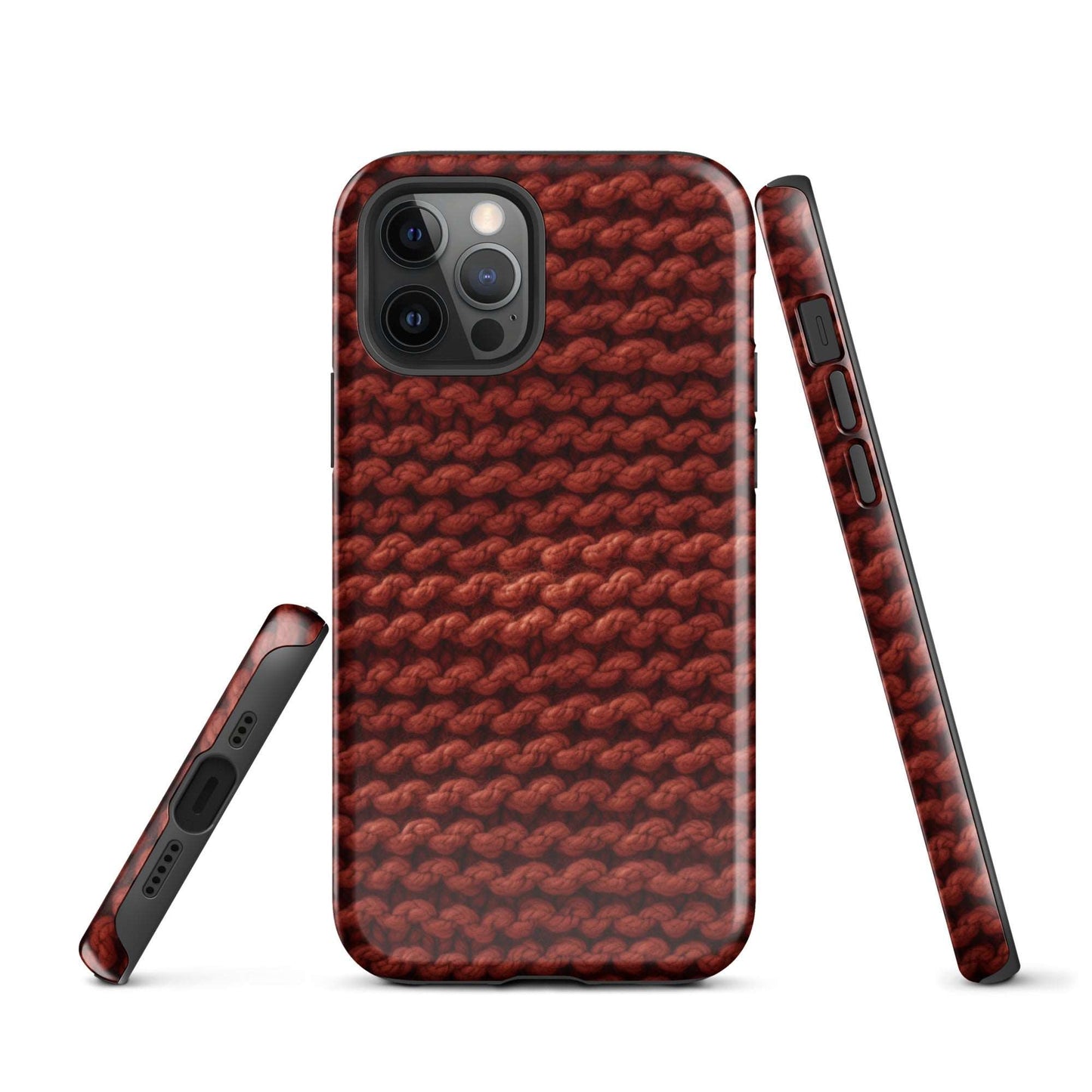 Autumn Yarn Chronicles - Warmth and Tradition iPhone Case - Pattern Symphony