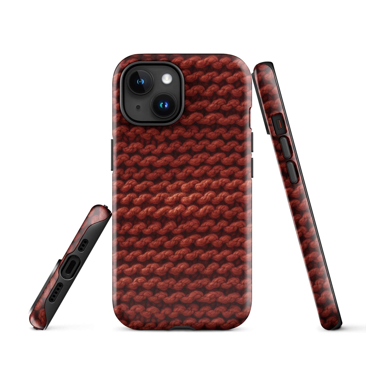 Autumn Yarn Chronicles - Warmth and Tradition iPhone Case - Pattern Symphony