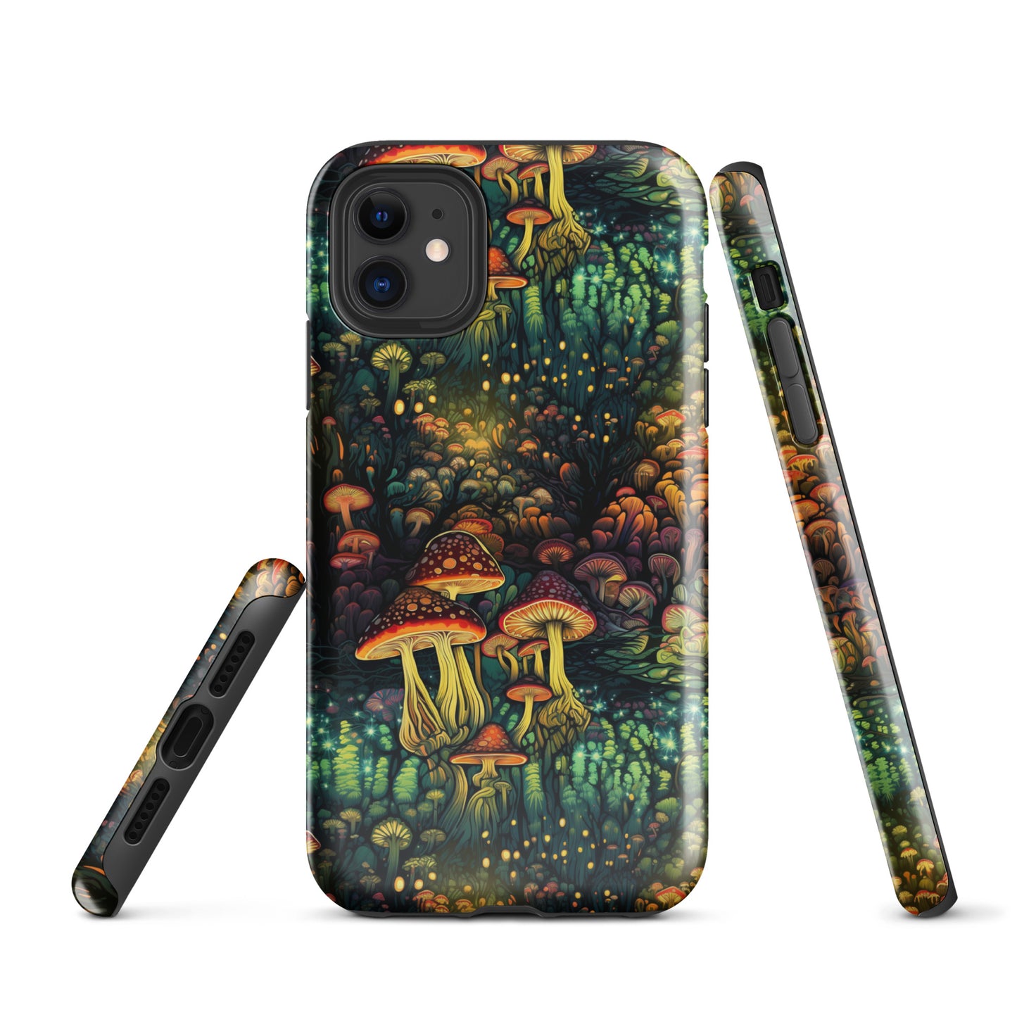 Neon Hallucinations - An Illuminated Autumn Spectacle - iPhone Case