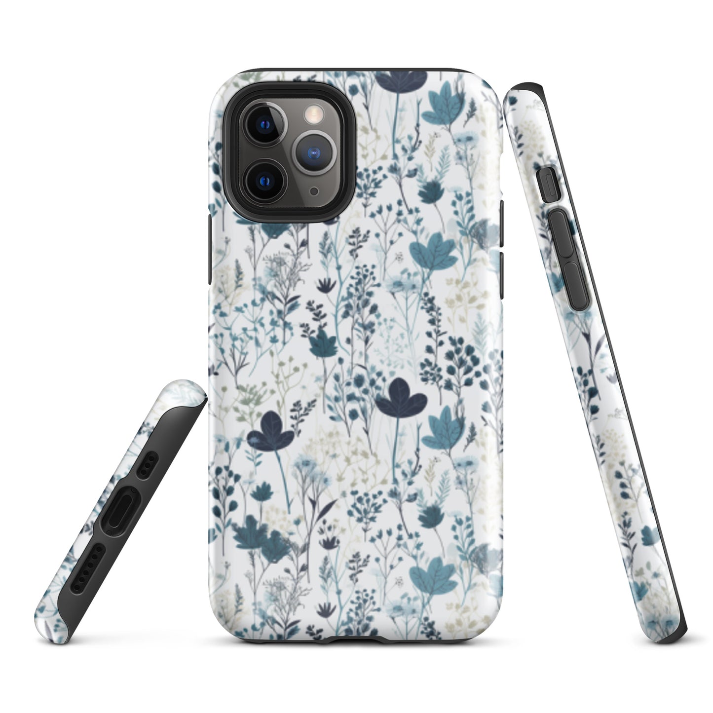 Serene Blue Wildflower - iPhone Case