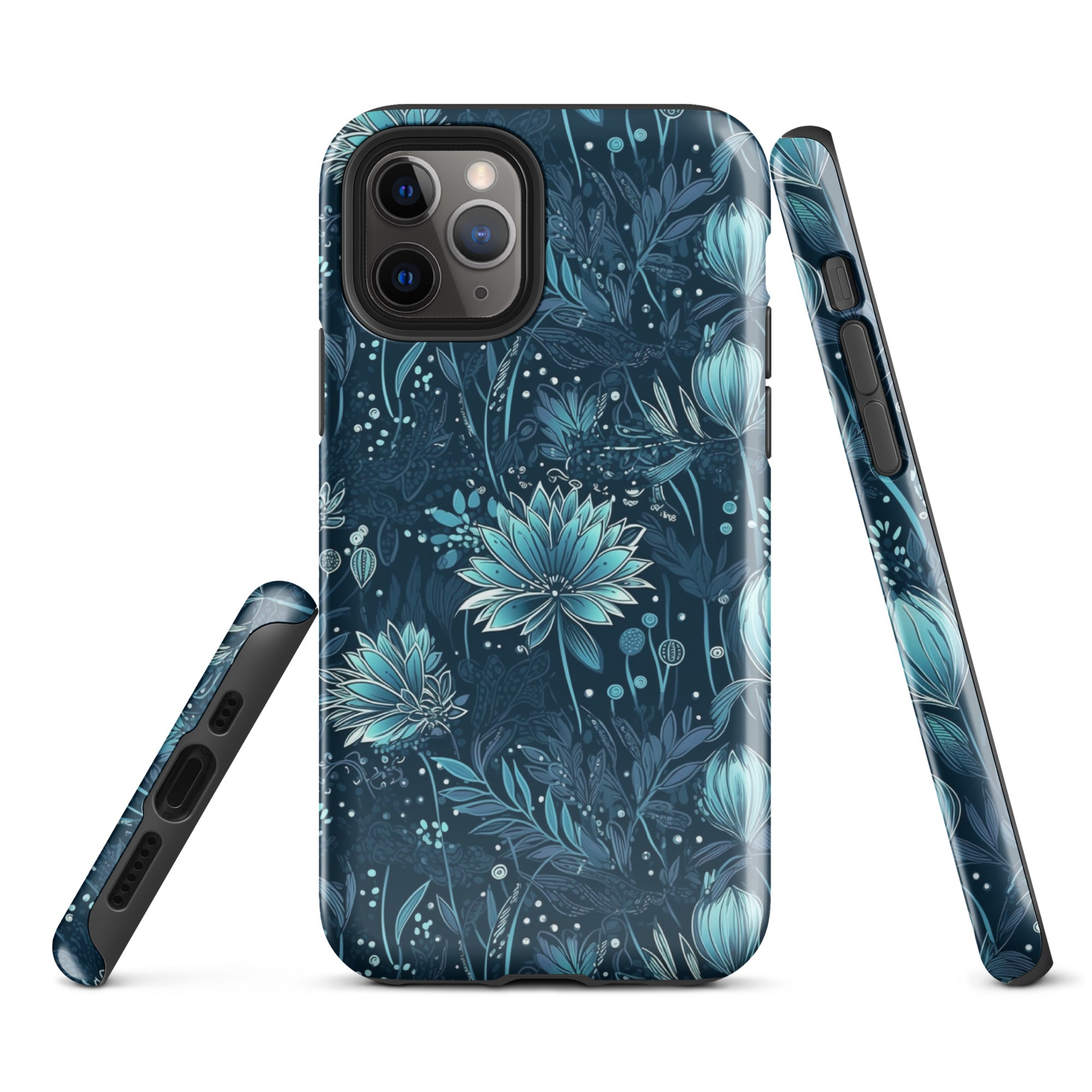 Metallic Blue Scilla - Shimmering Spring - iPhone Case