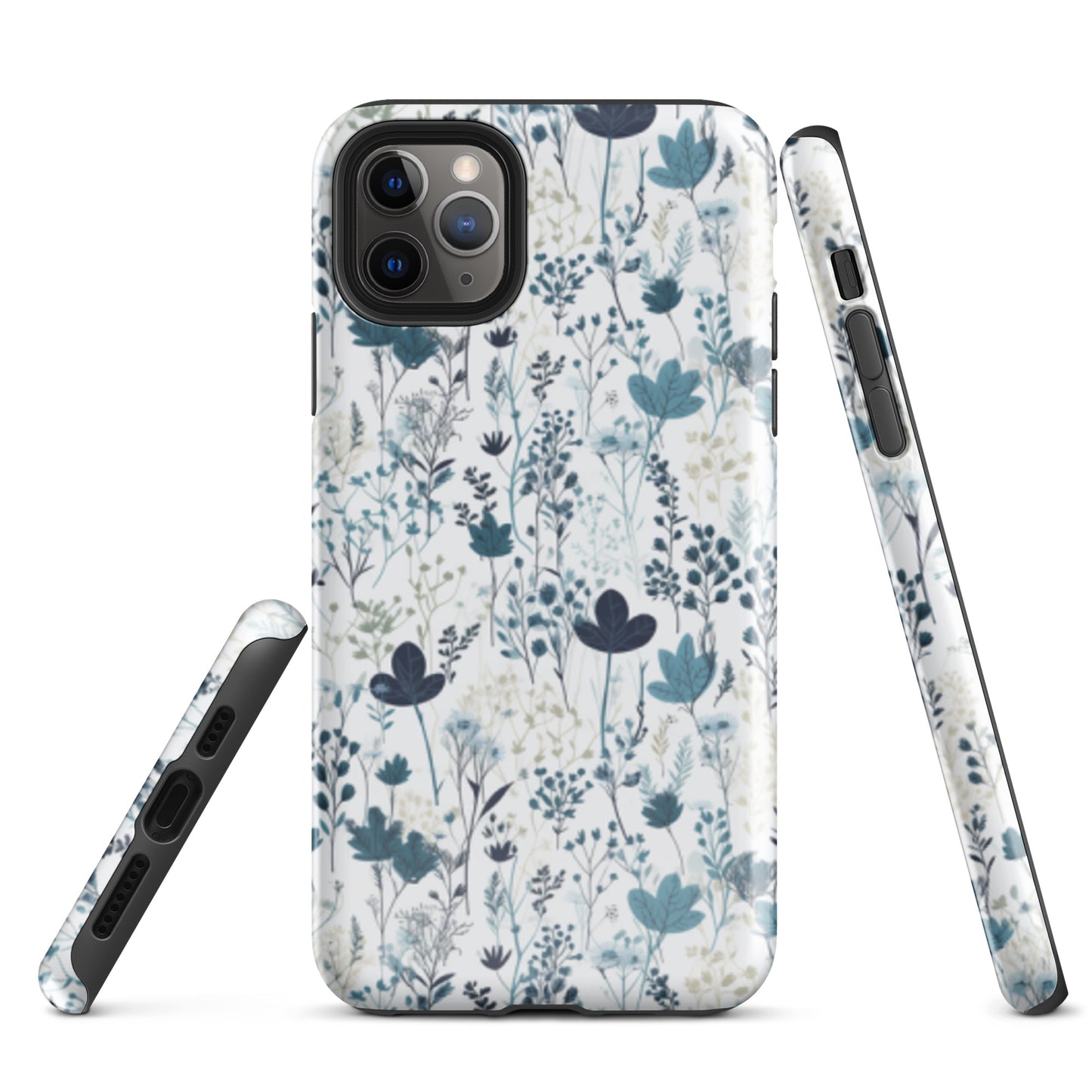 Serene Blue Wildflower - iPhone Case