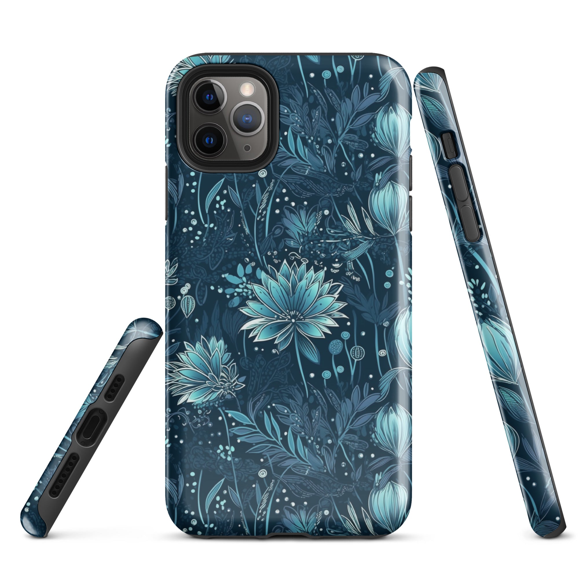 Metallic Blue Scilla - Shimmering Spring - iPhone Case