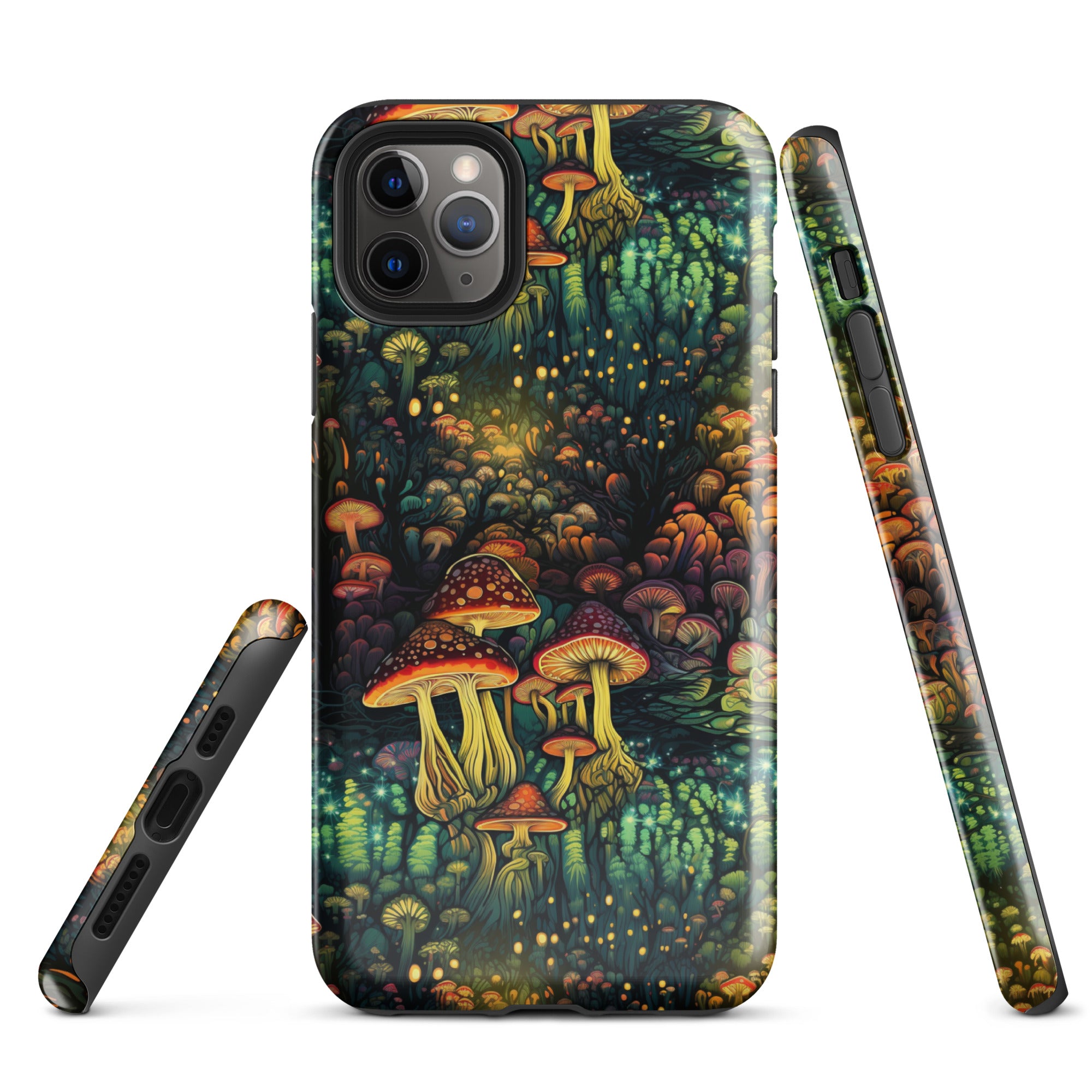 Neon Hallucinations - An Illuminated Autumn Spectacle - iPhone Case