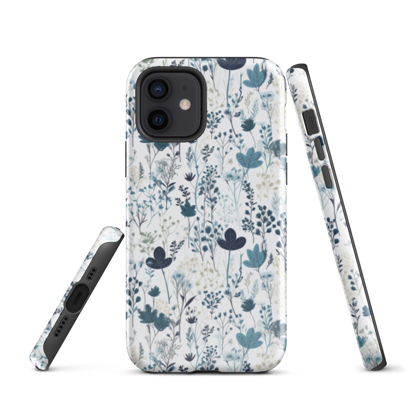 Serene Blue Wildflower - iPhone Case