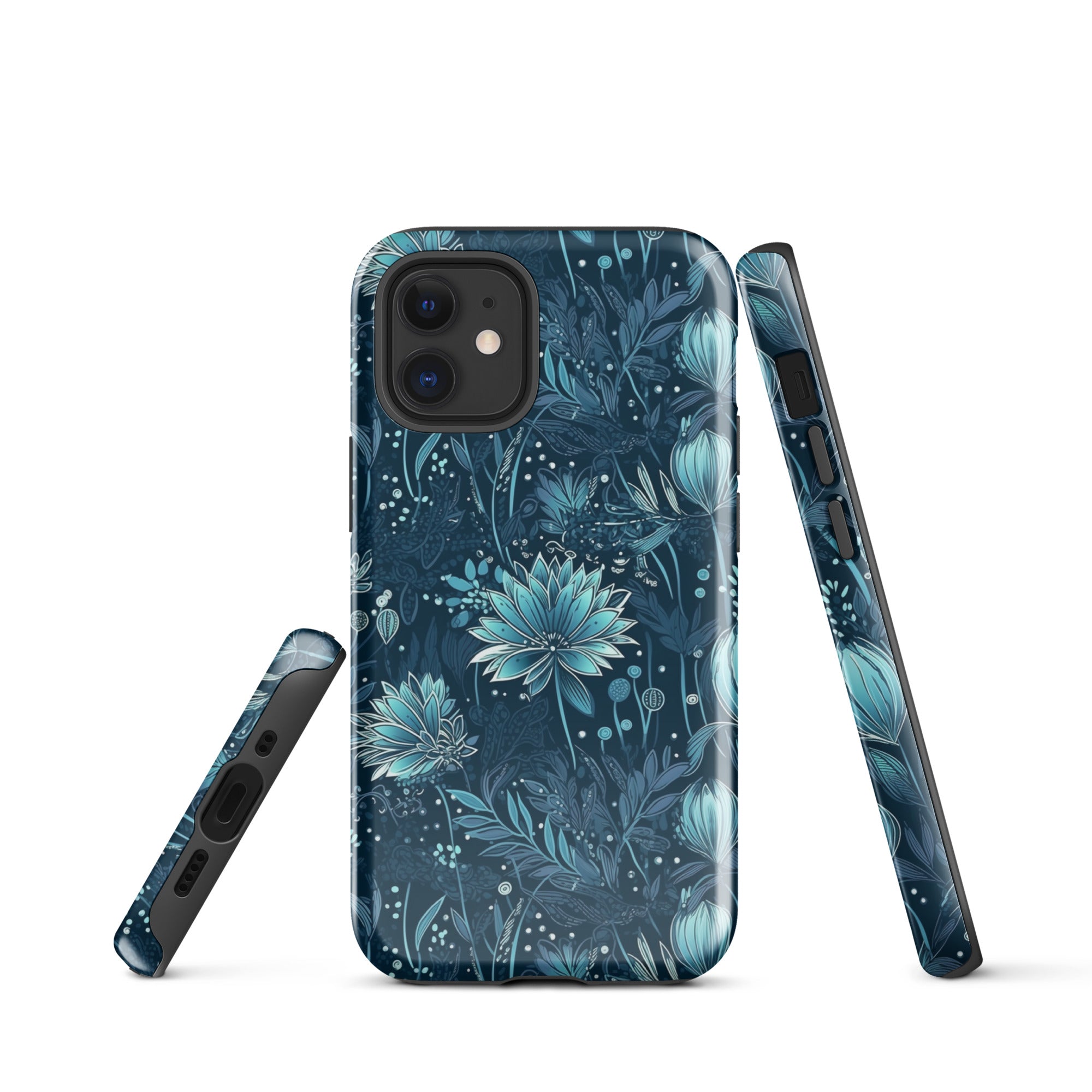 Metallic Blue Scilla - Shimmering Spring - iPhone Case