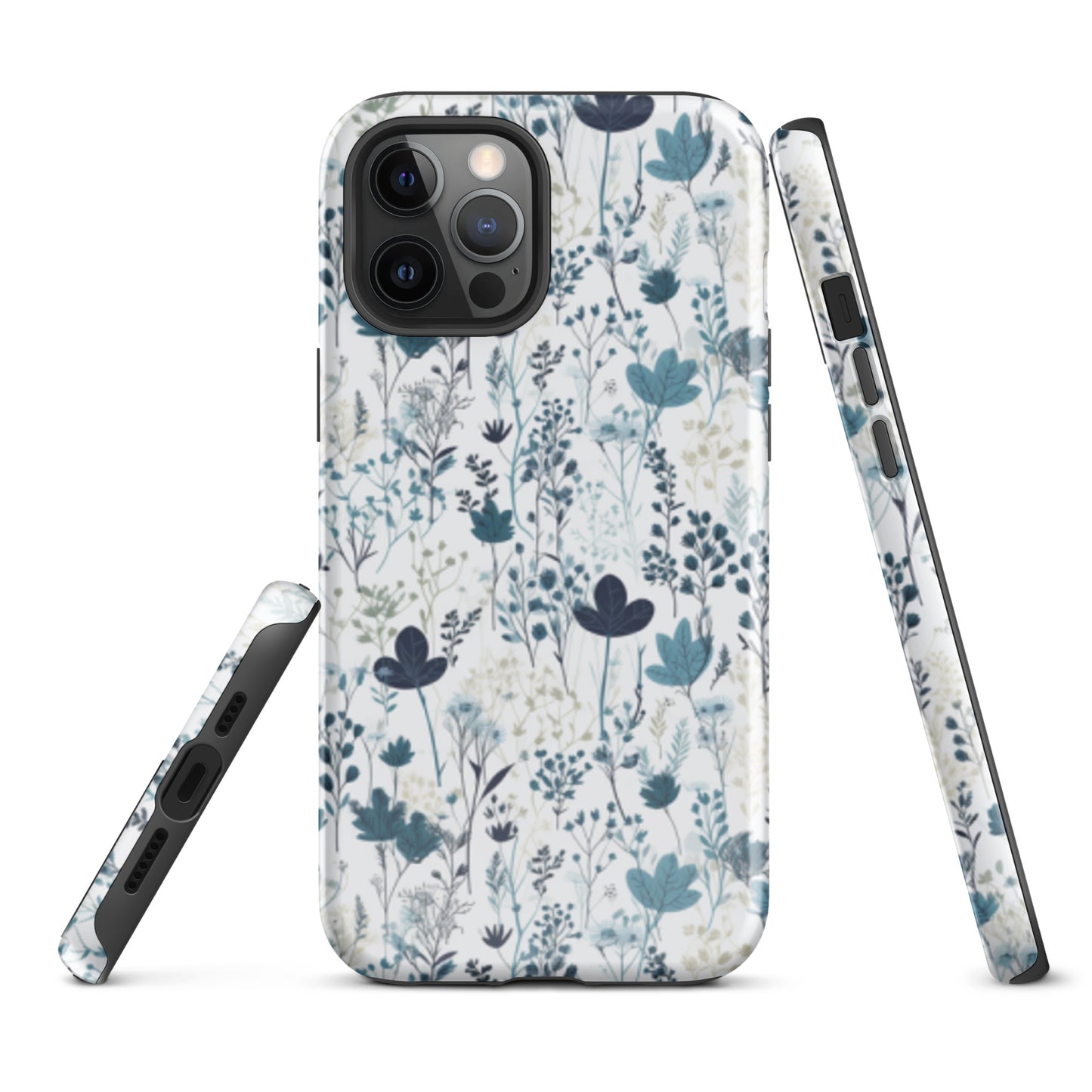 Serene Blue Wildflower - iPhone Case