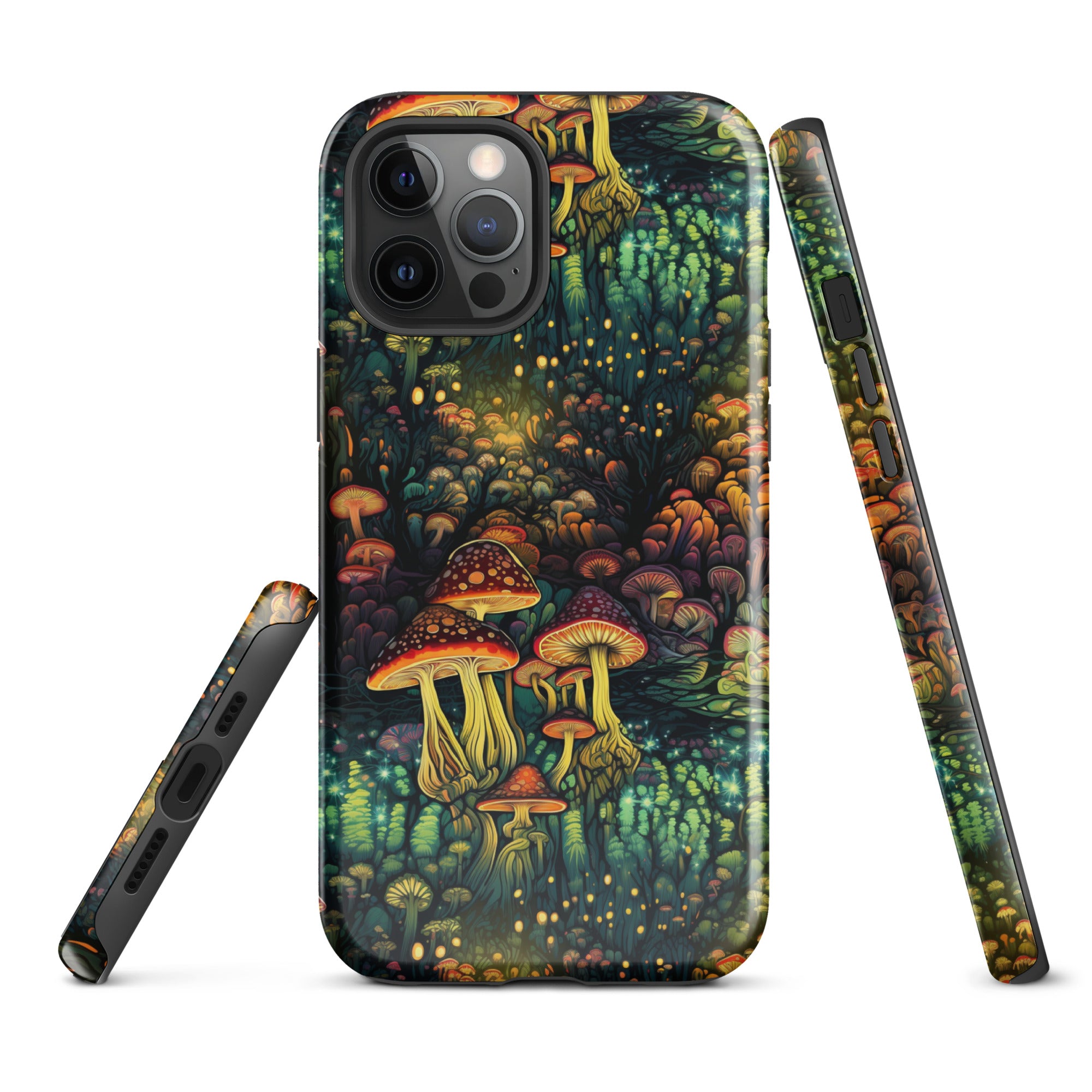 Neon Hallucinations - An Illuminated Autumn Spectacle - iPhone Case