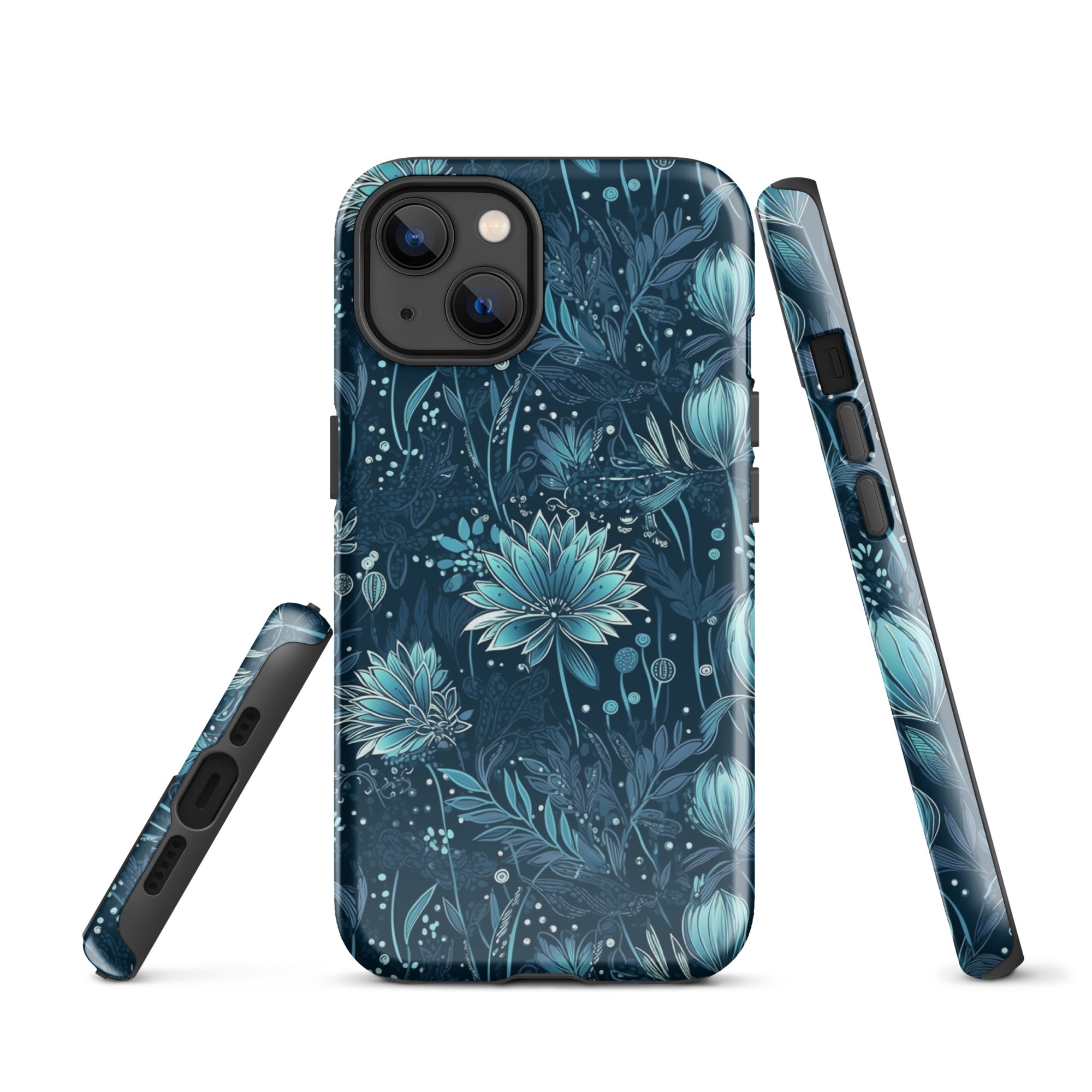 Metallic Blue Scilla - Shimmering Spring - iPhone Case