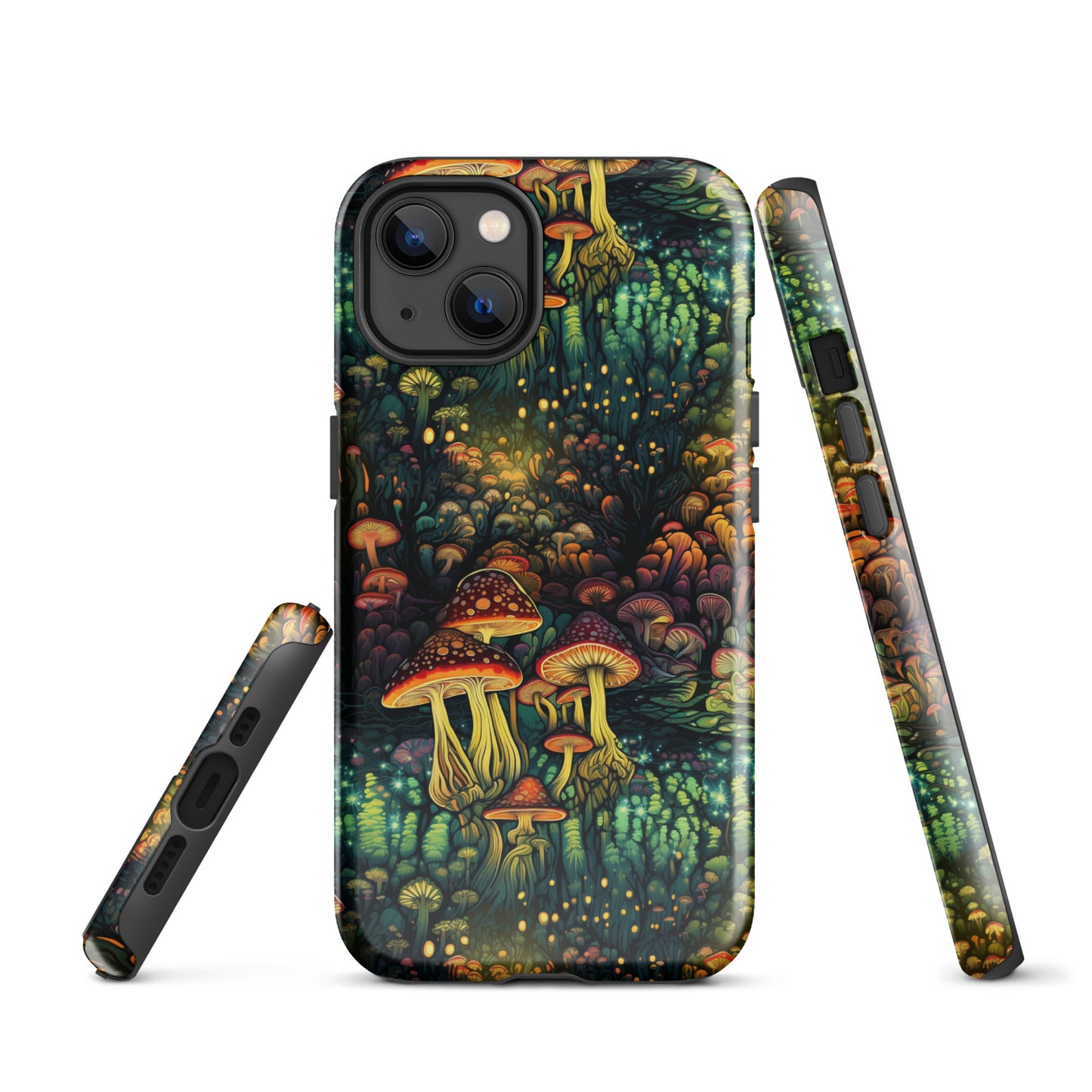 Neon Hallucinations - An Illuminated Autumn Spectacle - iPhone Case