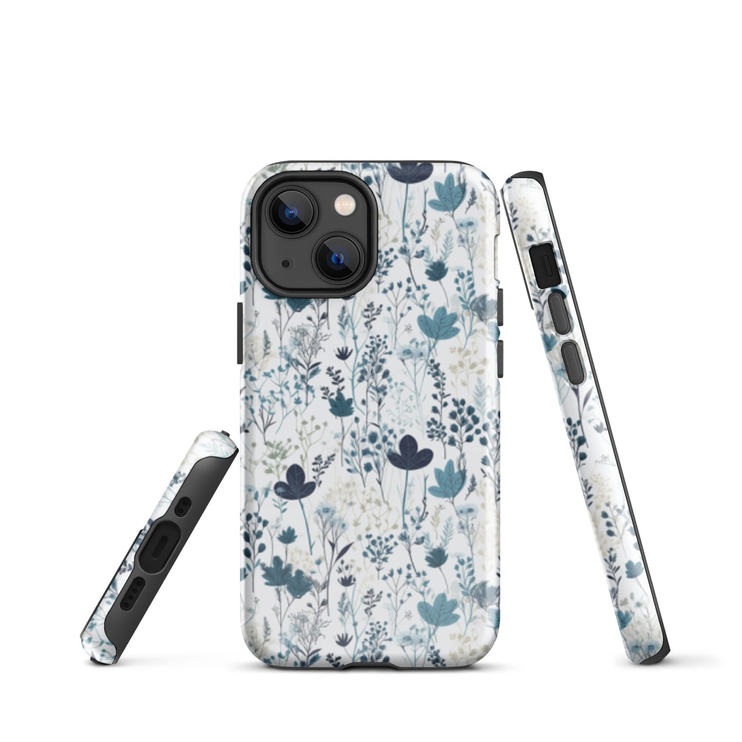 Serene Blue Wildflower - iPhone Case