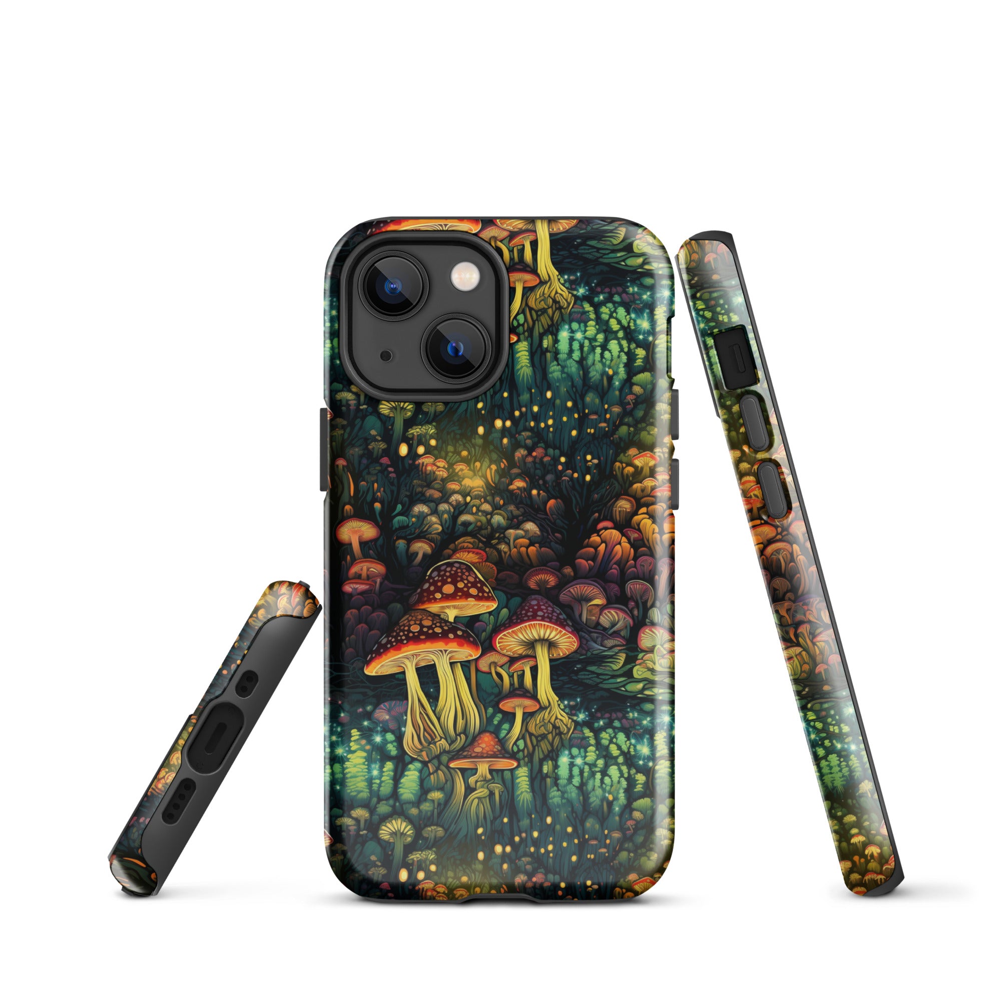 Neon Hallucinations - An Illuminated Autumn Spectacle - iPhone Case