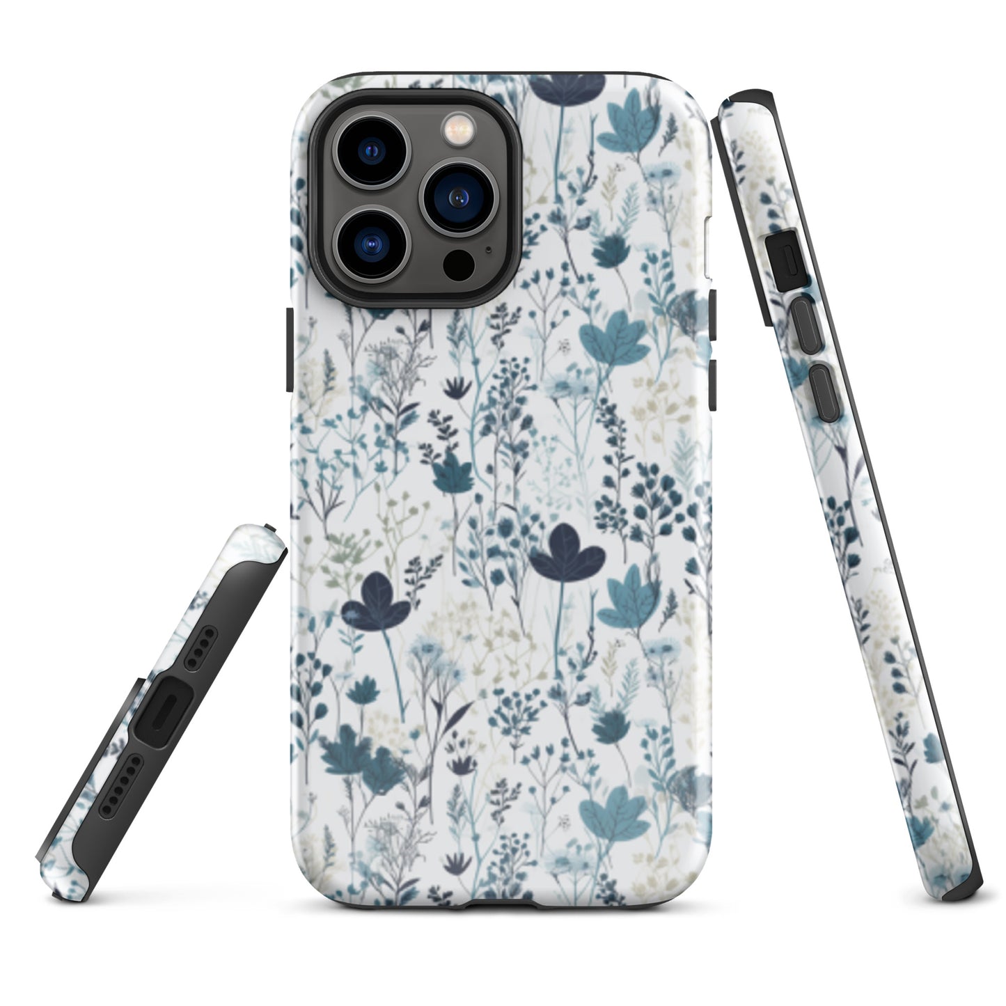 Serene Blue Wildflower - iPhone Case