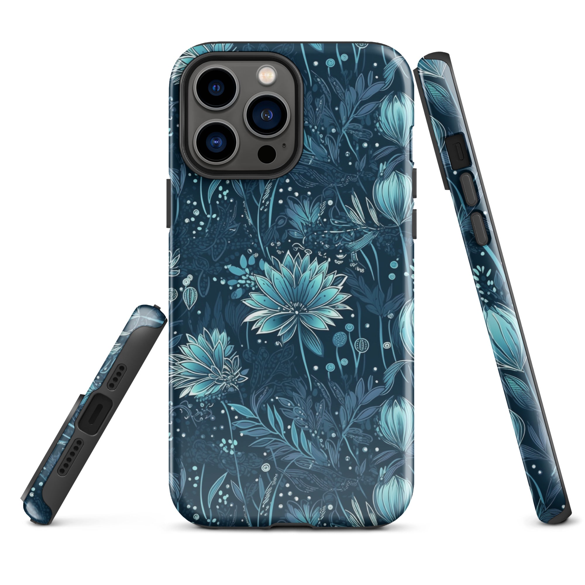 Metallic Blue Scilla - Shimmering Spring - iPhone Case