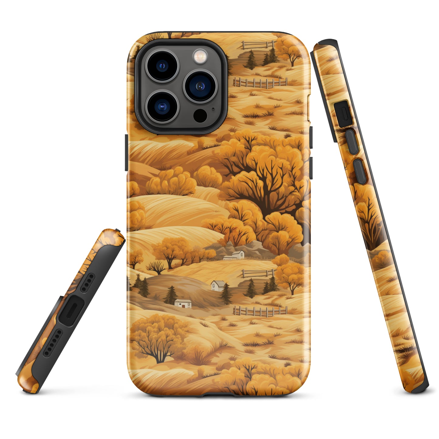 Rural Rhapsody - Early Autumn Farm Tales - iPhone Case