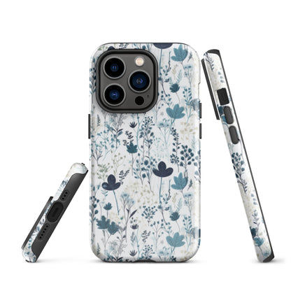 Serene Blue Wildflower - iPhone Case