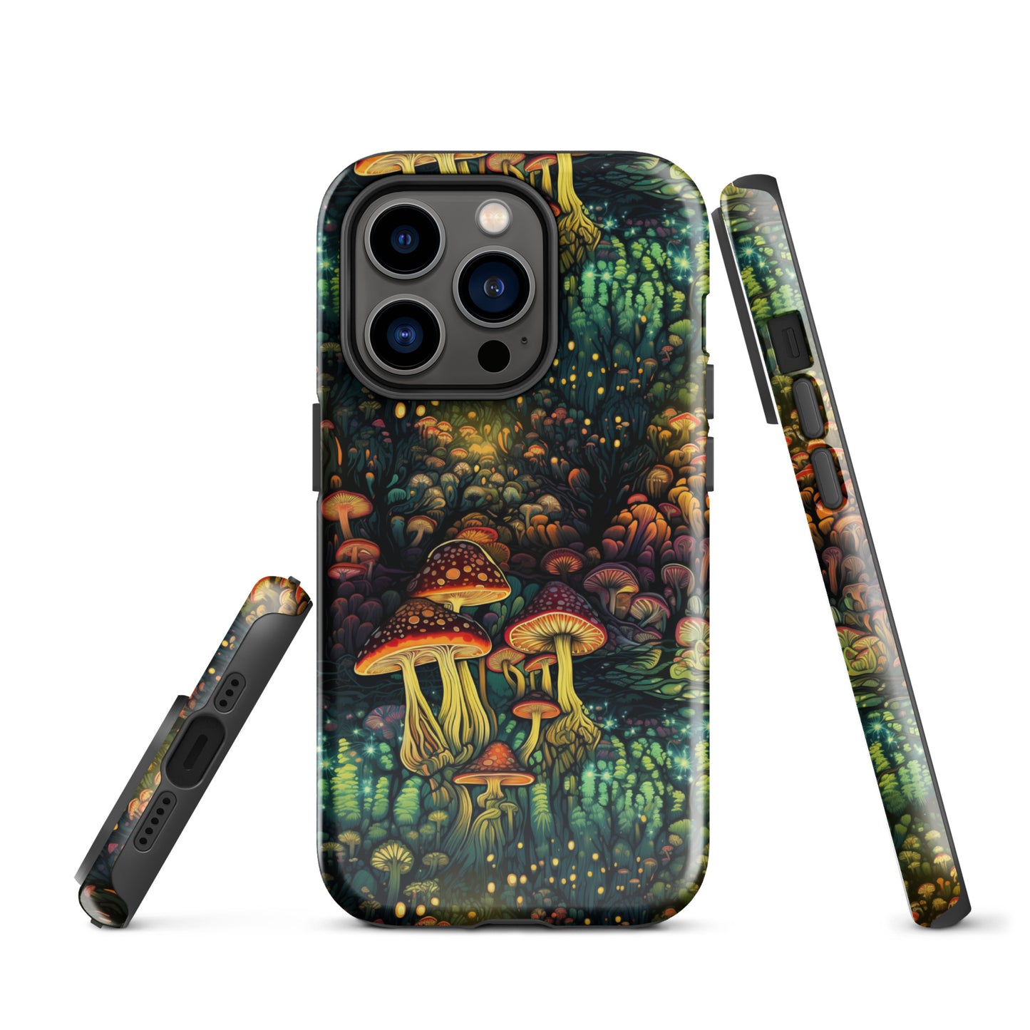 Neon Hallucinations - An Illuminated Autumn Spectacle - iPhone Case