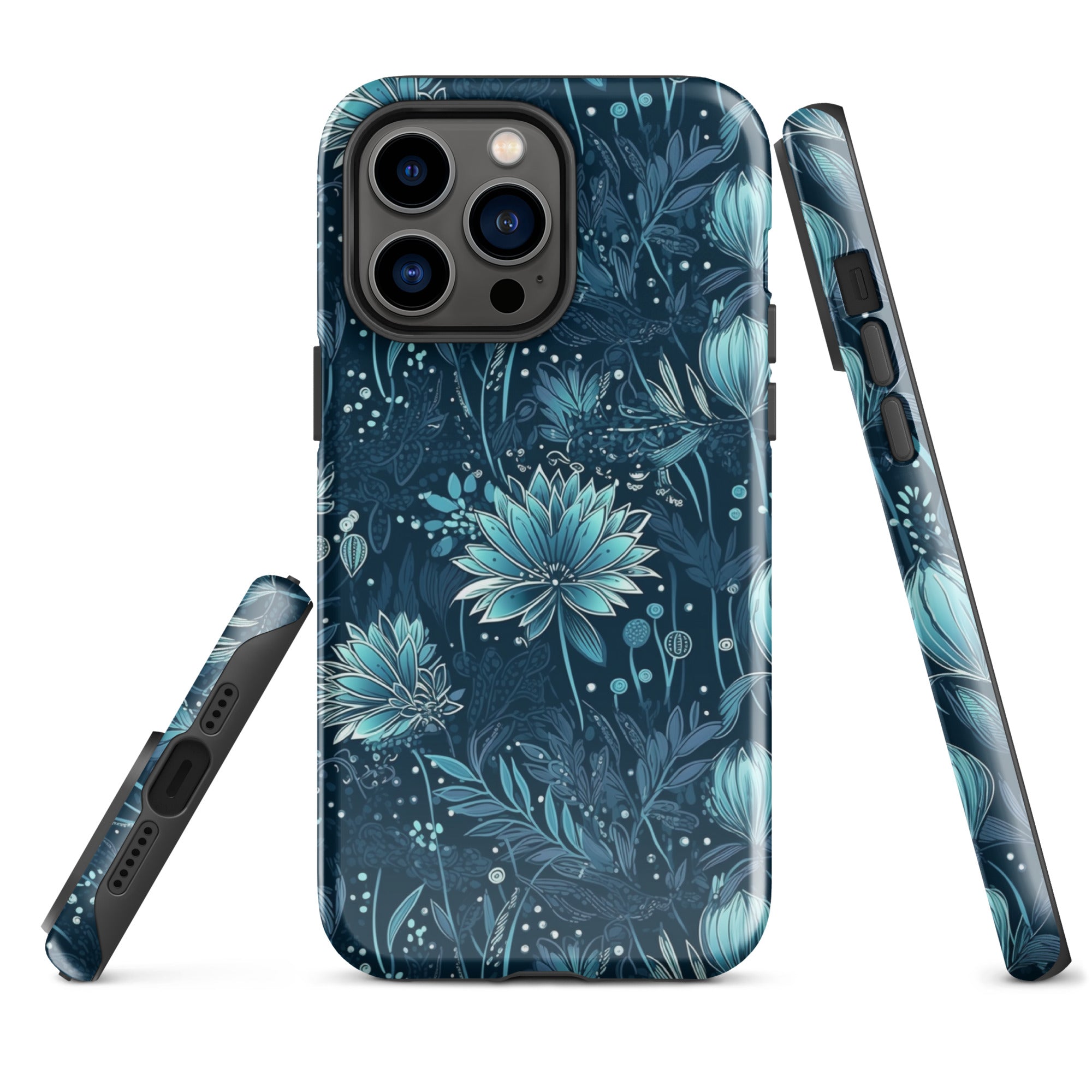 Metallic Blue Scilla - Shimmering Spring - iPhone Case