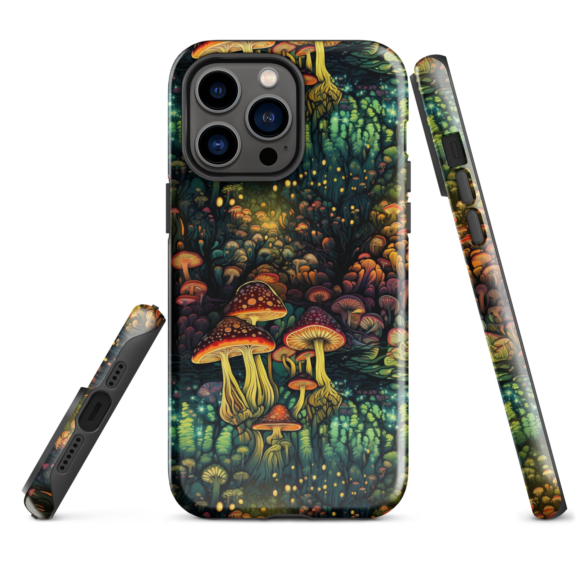 Neon Hallucinations - An Illuminated Autumn Spectacle - iPhone Case