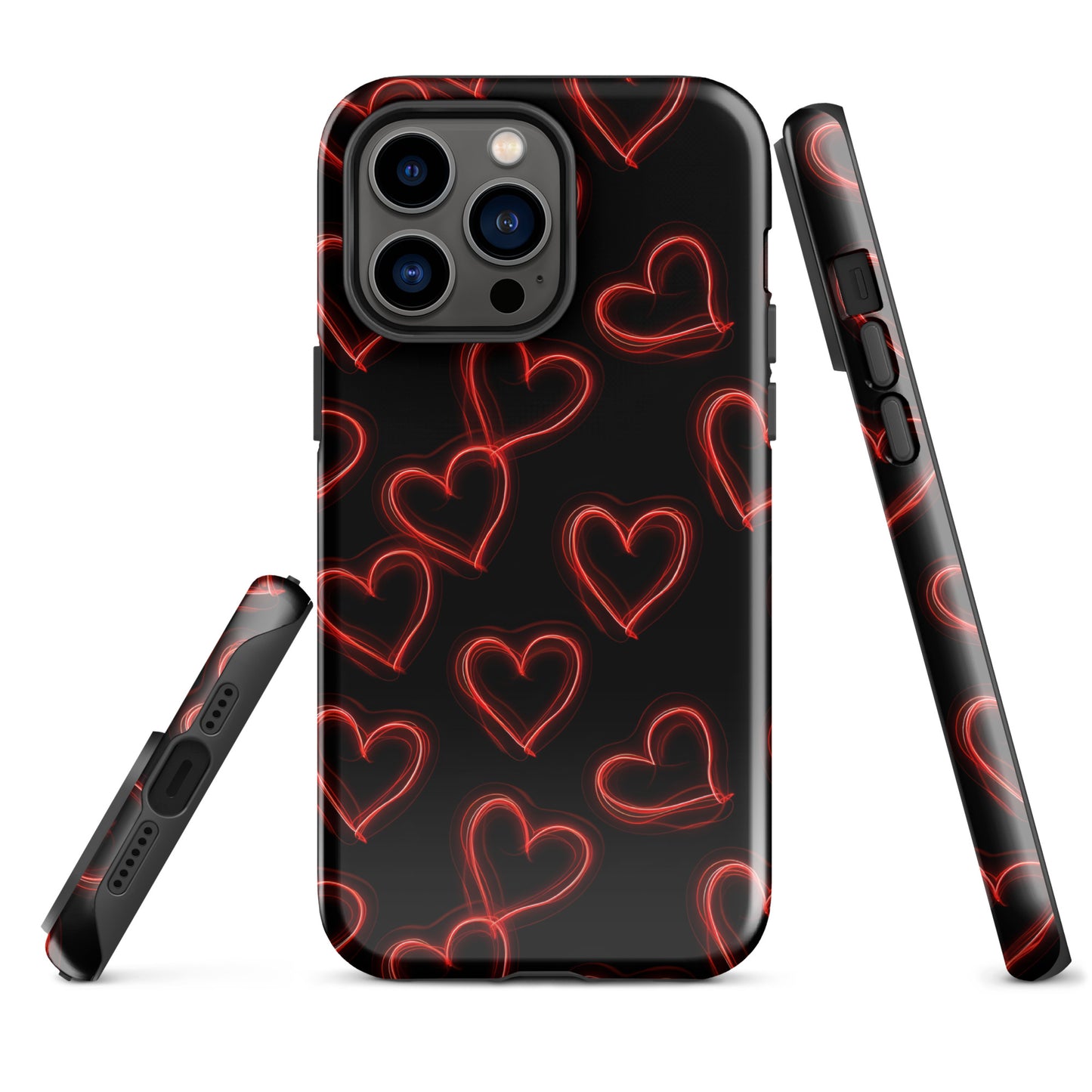 Neon Heartbeat - iPhone Case