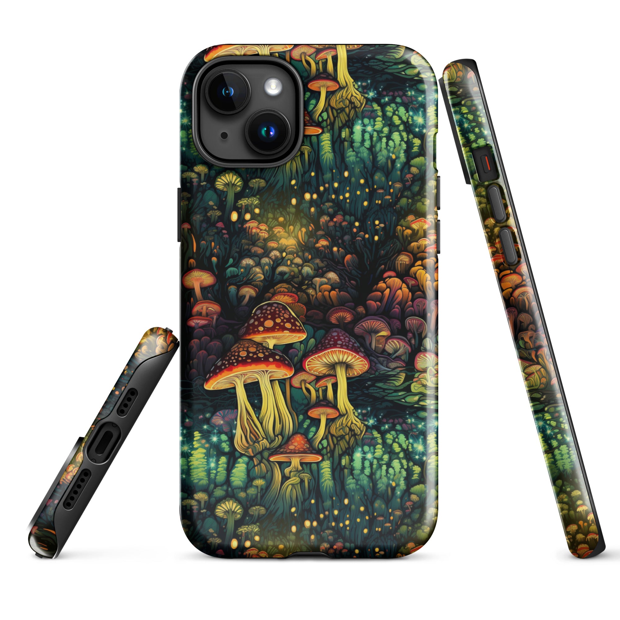 Neon Hallucinations - An Illuminated Autumn Spectacle - iPhone Case